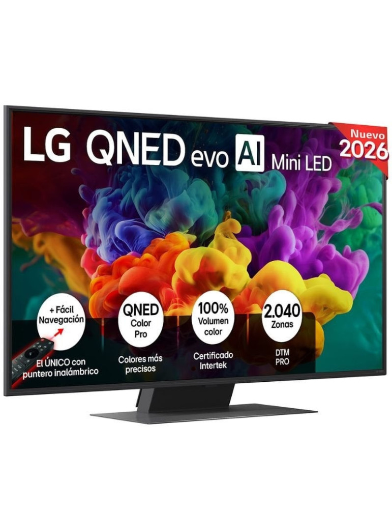 Televisor LG QNED evo AI QNED87 Mini LED 50QNED87B6A 50"/ Ultra HD 4K/ Smart TV/ WiFi