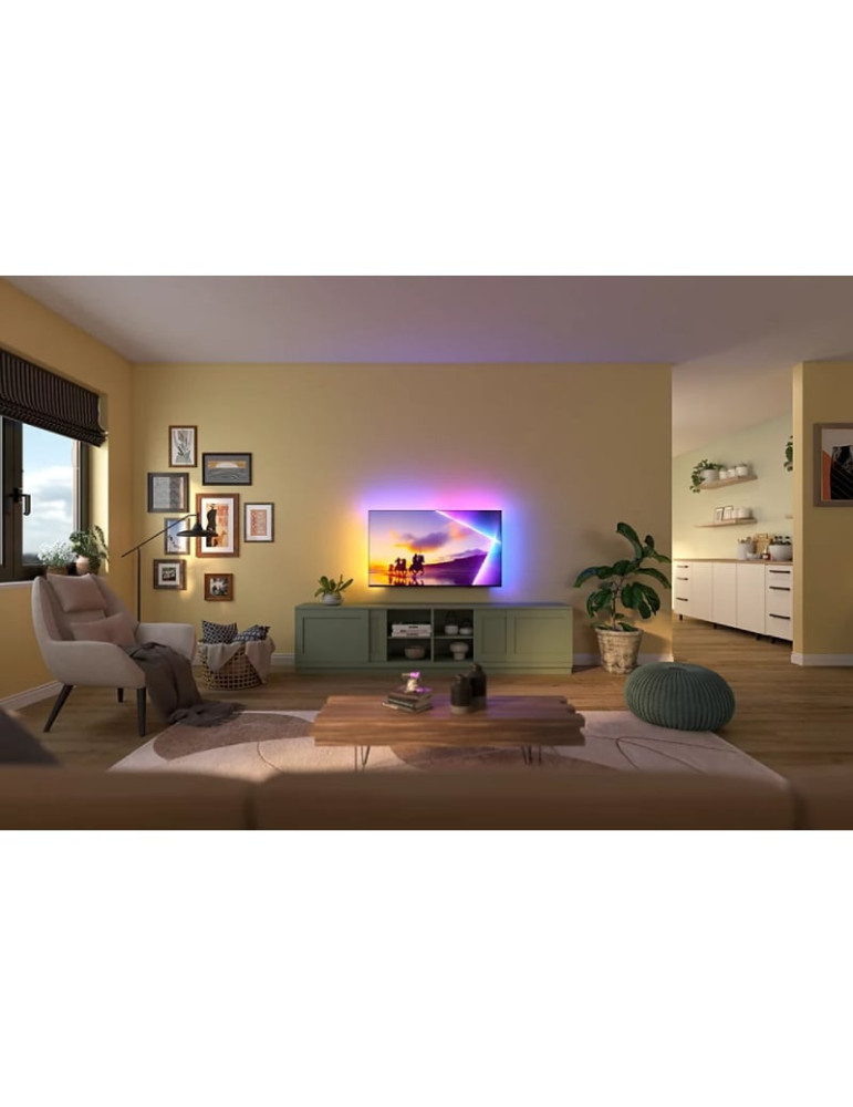 Televisor Philips QLED 55PUS8450 55"/ Ultra HD 4K/ Ambilight/ Smart TV/ WiFi