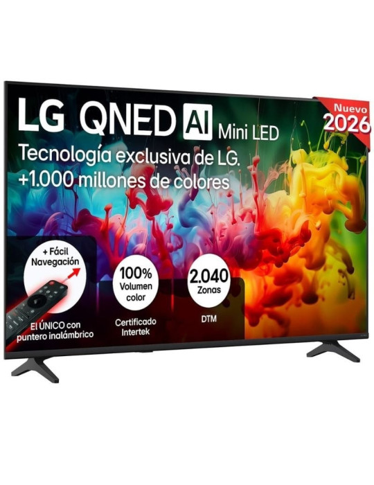 Televisor LG QNED evo AI QNED72 Mini LED 55QNED72B6B 55"/ Ultra HD 4K/ Smart TV/ WiFi