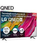 Televisor LG QNED AI QNED80 55QNED80A6A 55"/ Ultra HD 4K/ Smart TV/ WiFi