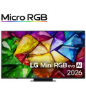 Televisor LG Micro RGB evo AI MRGB86 65MRGB86B6A 65"/ Ultra HD 4K/ Smart TV/ WiFi
