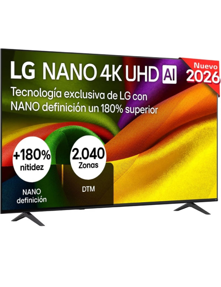 Televisor LG NanoCell 75NU8E0B3LA 75"/ Ultra HD 4K/ Smart TV/ WiFi/ Negro
