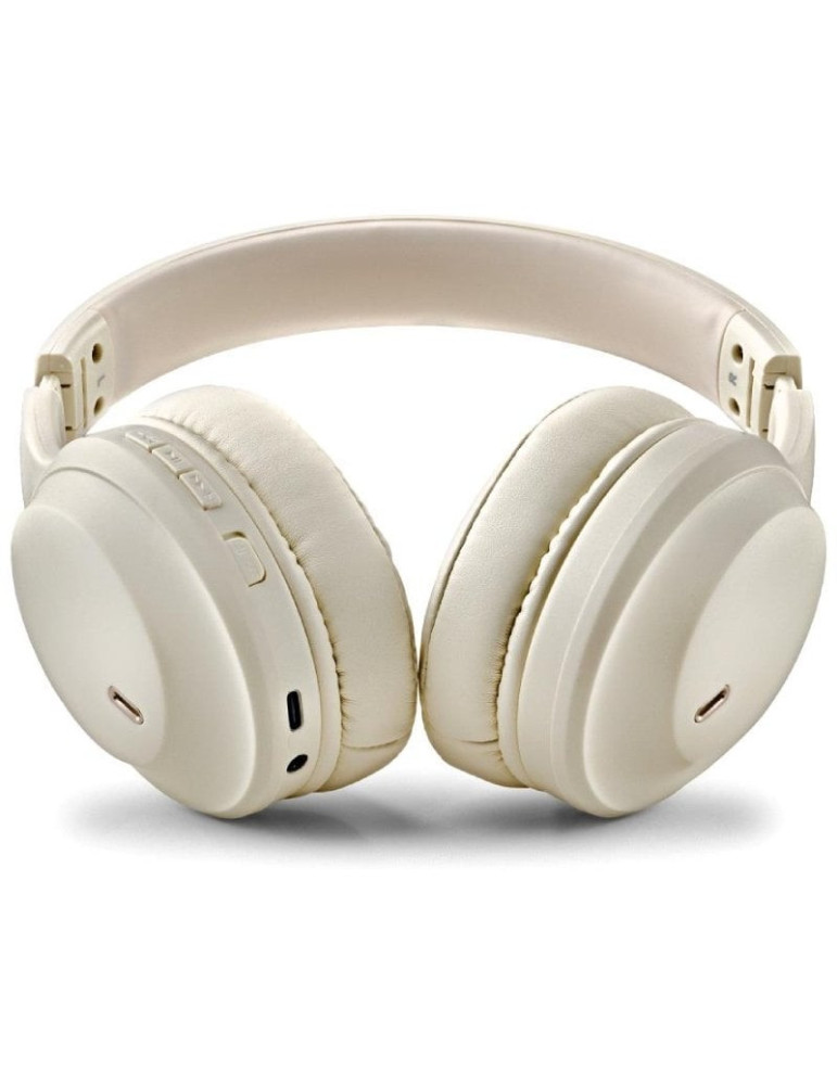 Auriculares Inalámbricos NGS Artica Glacier/ con Micrófono/ Bluetooth/ Beiges