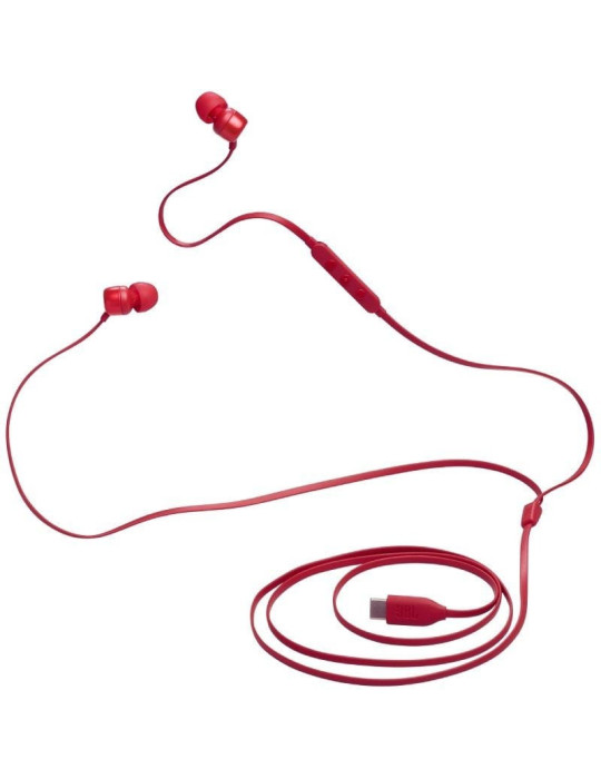 Auriculares Intrauditivos JBL Tune 310C/ con Micrófono/ Rojos