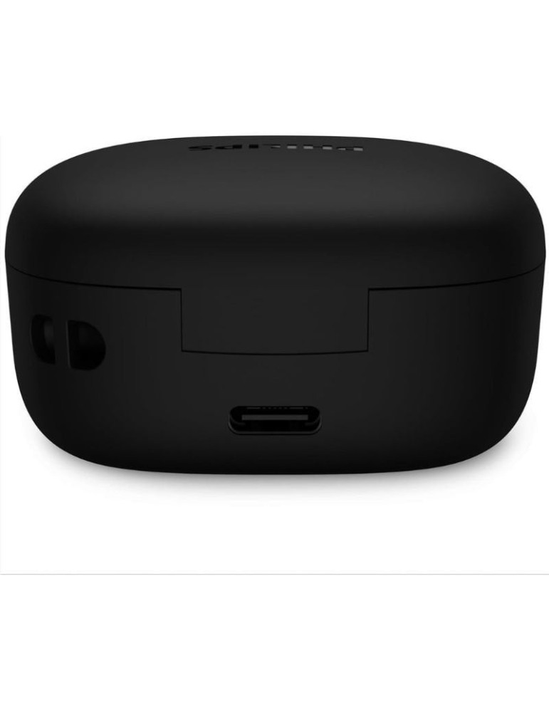 Auriculares Bluetooth Philips TAT2100BK con estuche de carga/ Autonomía 8h/ Negros