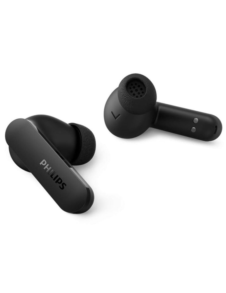 Auriculares Bluetooth Philips TAT2100BK con estuche de carga/ Autonomía 8h/ Negros
