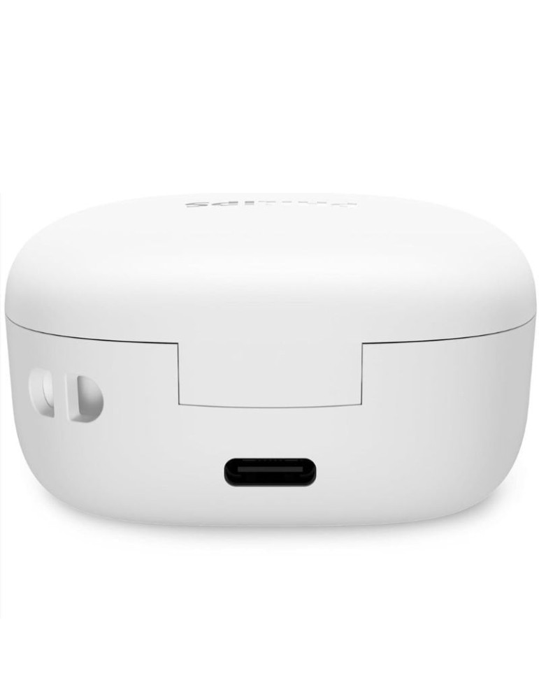 Auriculares Bluetooth Philips TAT2100WT con estuche de carga/ Autonomía 8h/ Blancos