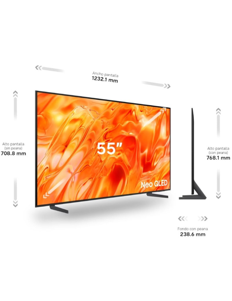 Televisor Samsung Neo QLED QN70H TQ55QN70HAU 55"/ Ultra HD 4K/ Smart TV/ WiFi