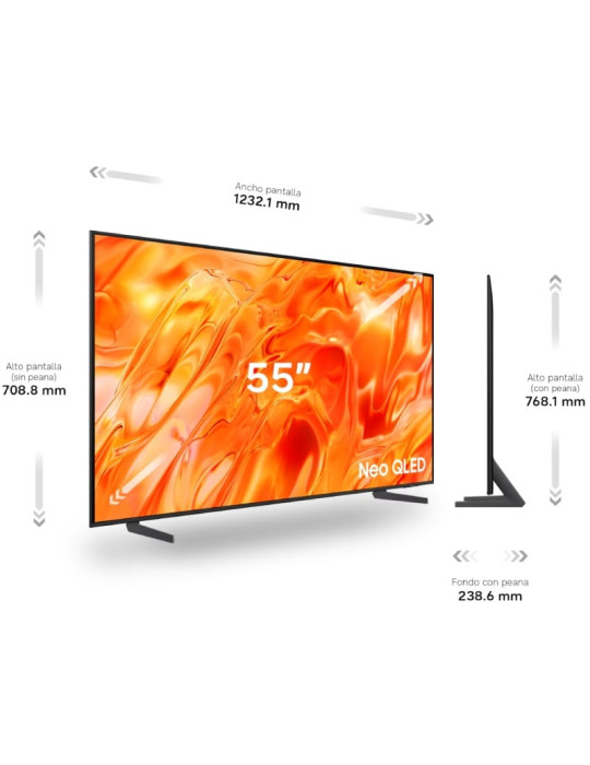 Televisor Samsung Neo QLED QN70H TQ55QN70HAU 55"/ Ultra HD 4K/ Smart TV/ WiFi