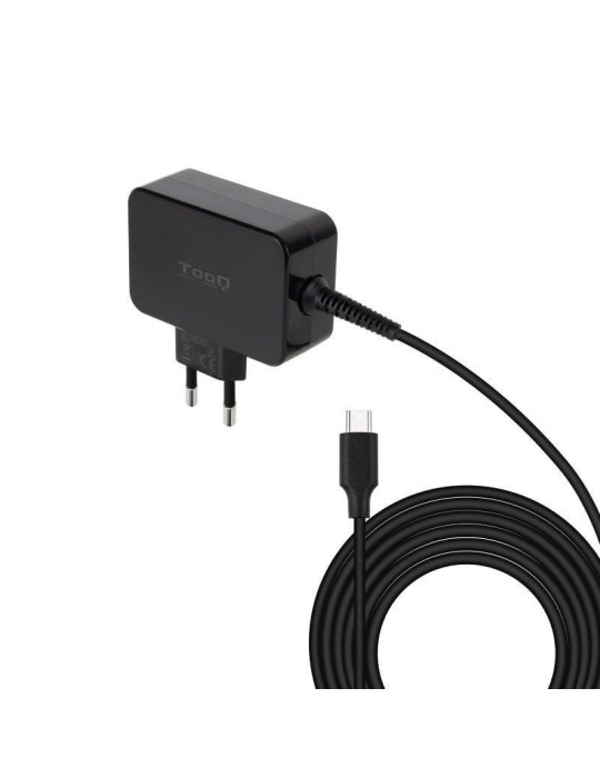Cargador de Portátil GaN TooQ TQLC-USBCGAN65PD USB Tipo-C/ 65W/ Automático/ Voltaje 5-20V