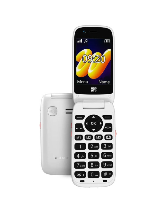 Teléfono Móvil SPC WILD Star para Personas Mayores/ 4G/ Blanco