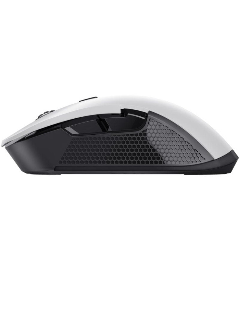 Ratón Gaming Inalámbrico Trust Gaming GXT 923W YBAR/ Batería recargable/ Hasta 7200 DPI/ Blanco