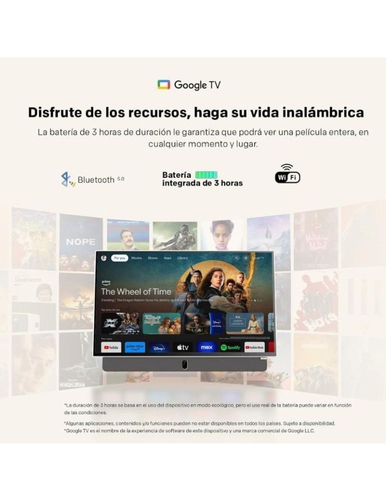 Televisor Portable Metz 24MPE7000Z 24"/ Full HD/ Smart TV/ WiFi