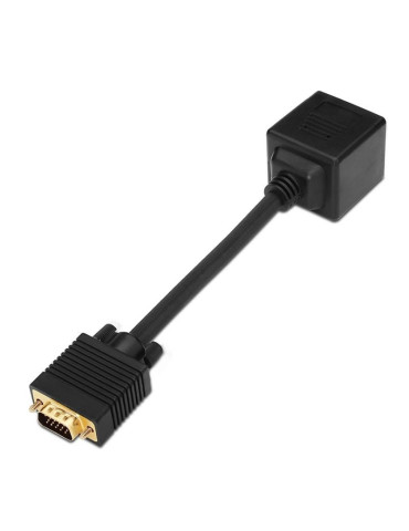 Duplicador SVGA Aisens A113-0080/ VGA Macho - 2x VGA Hembra 2