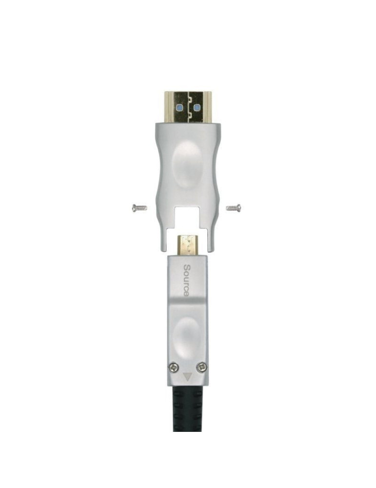 Cable HDMI 2.0 AOC 4K Desmontable Aisens A148-0512/ HDMI Macho / D Macho - HDMI Macho/ 30m/ Negro