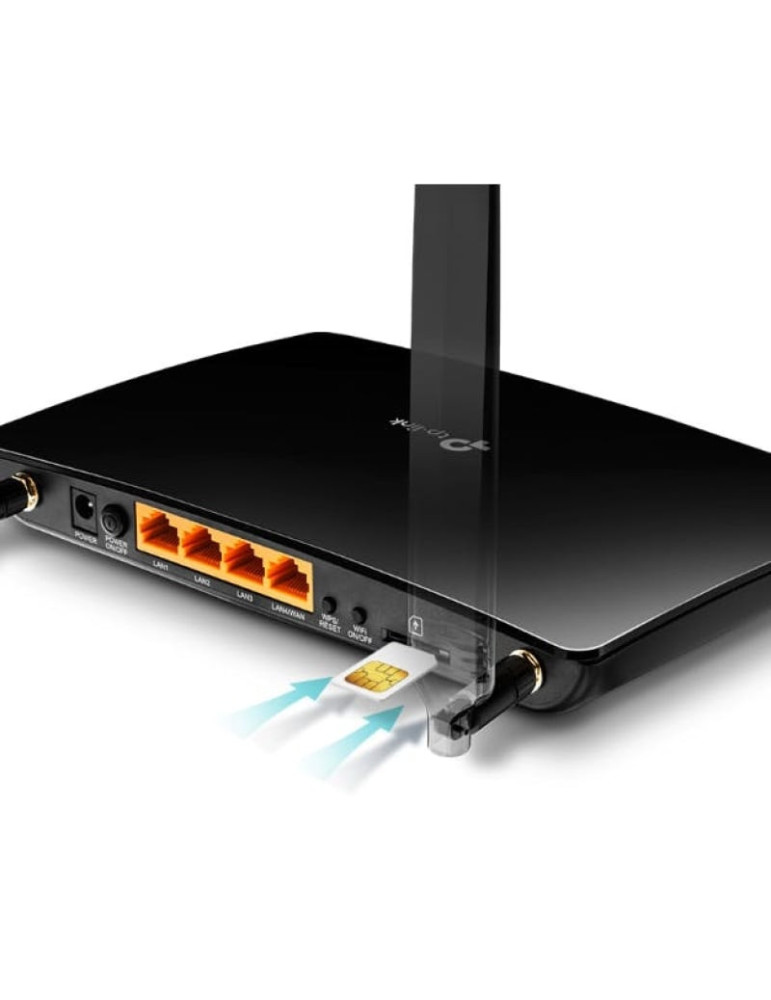 Router Inalámbrico 4G TP-Link Archer MR200 750Mbps/ 2.4GHz 5GHz/ 2 Antenas/ WiFi 802.11ac/n/a - b/g/n