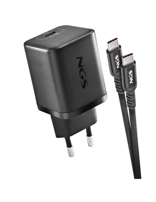 Cargador de Portátil GaN NGS BUD65W-AS para Asus/ 1xUSB Tipo-C/ 65W/ Automático/ 8 Conectores/ Voltaje 5-20V