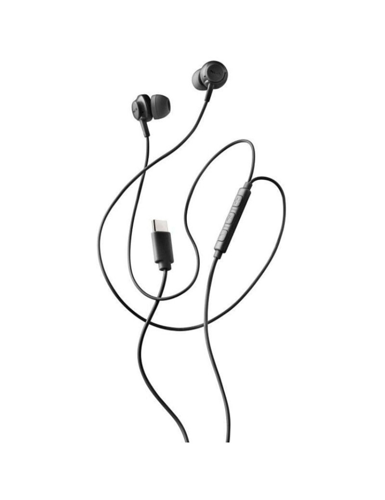 Auriculares Intrauditivos NGS Cross Step/ con Micrófono/ USB Tipo-C/ Negros