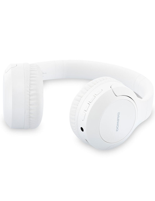 Auriculares Inalámbricos Daewoo DW2018/ con Micrófono/ Bluetooth/ Blancos