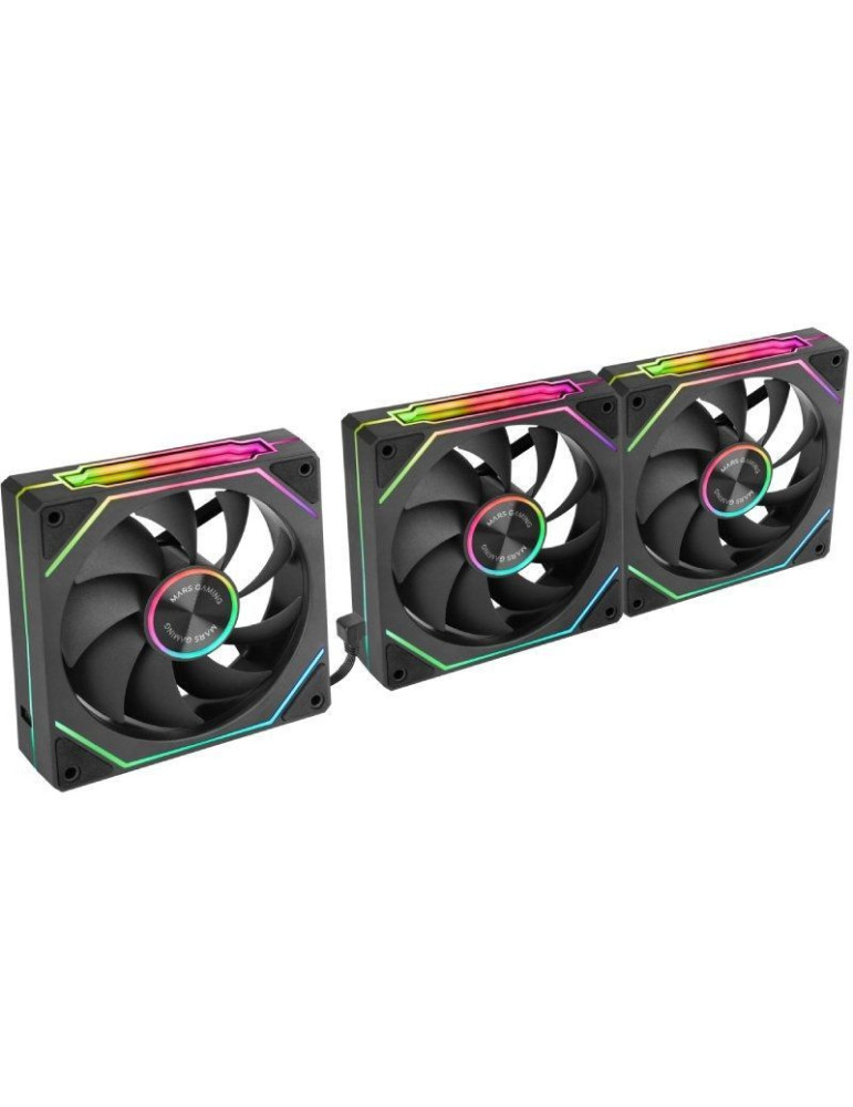 Pack 3 Ventiladores Mars Gaming MF-LINKFINITYKIT2/ 12cm/ ARGB
