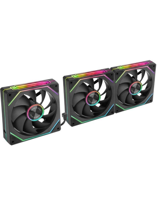 Pack 3 Ventiladores Mars Gaming MF-LINKFINITYKIT2/ 12cm/ ARGB