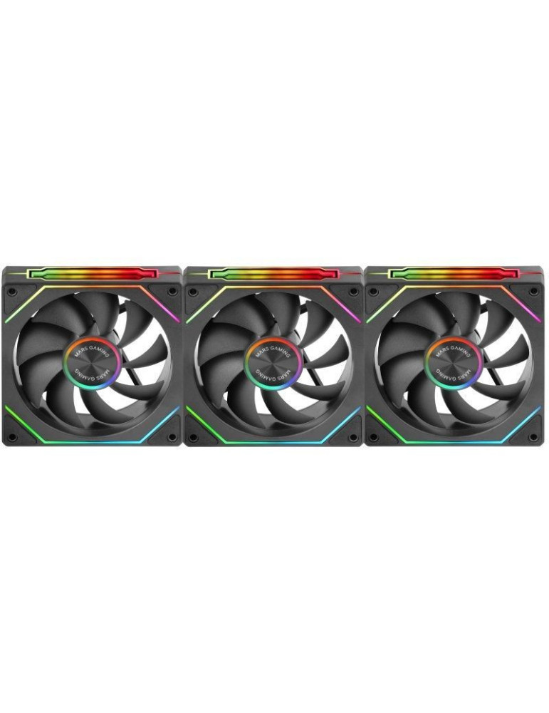 Pack 3 Ventiladores Mars Gaming MF-LINKFINITYKIT2/ 12cm/ ARGB