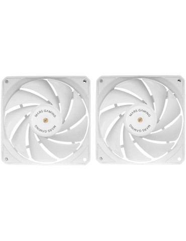 Pack 2 Ventiladores Mars Gaming MF-NCLX2/ 12cm