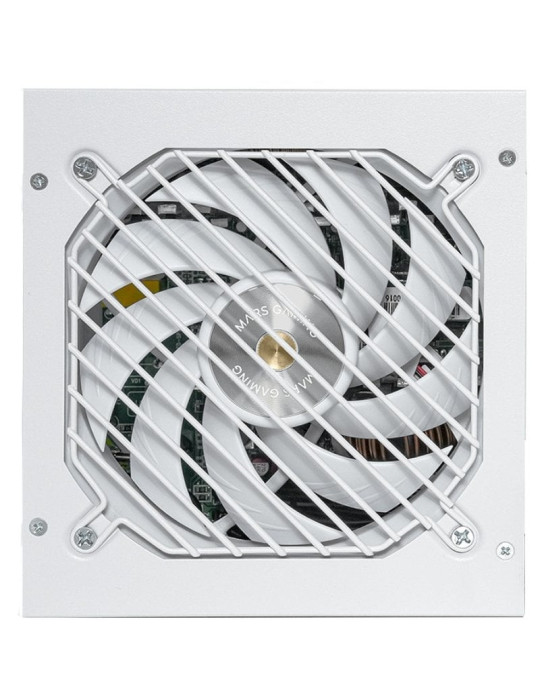 Fuente de Alimentación Mars Gaming MPB650PSI/ 650W/ Ventilador 12cm/ 80 Plus Gold/ Blanca