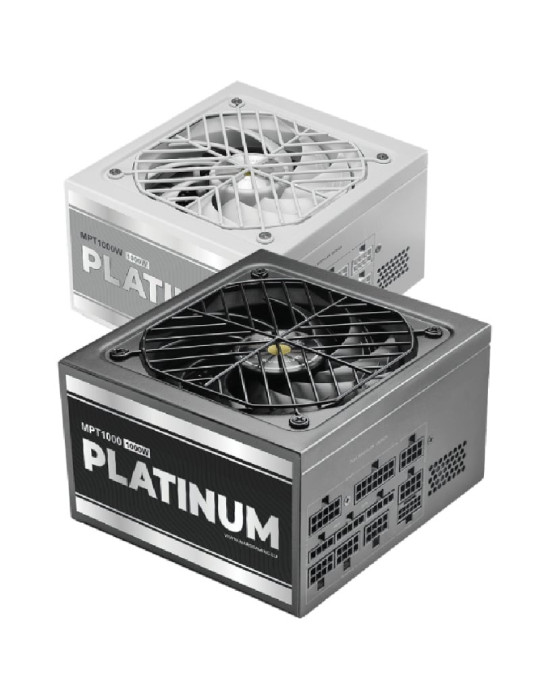 Fuente de Alimentación Mars Gaming MPT1000/ 1000W/ Ventilador 12cm/ ATX 3.1/ PCIe 5.1/ 80 Plus Platinum/ Negra