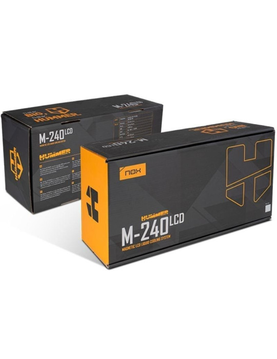 Sistema de Refrigeración Líquida Nox M-240 LCD/ Blanco