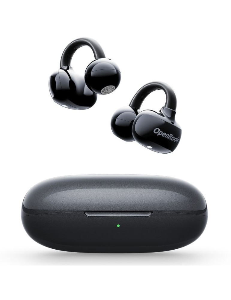 Auriculares Deportivos de Conducción Aérea OpenRock E OPACE01 con estuche de carga/ Autonomía 7h/ Negros