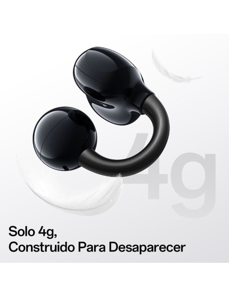 Auriculares Deportivos de Conducción Aérea OpenRock E OPACE01 con estuche de carga/ Autonomía 7h/ Negros