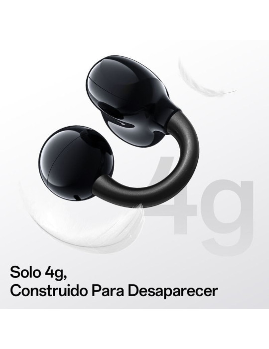 Auriculares Deportivos de Conducción Aérea OpenRock E OPACE01 con estuche de carga/ Autonomía 7h/ Negros
