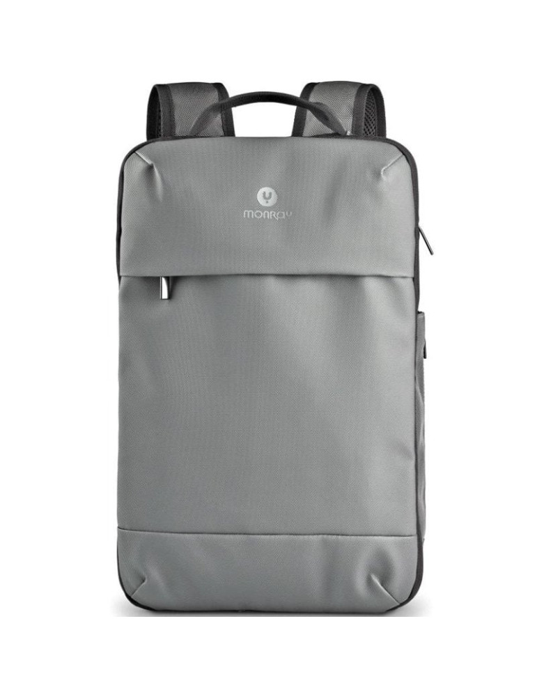 Mochila Expansible NGS Monray Sacks Horizon para Portátiles hasta 14"/ Impermeable/ Gris