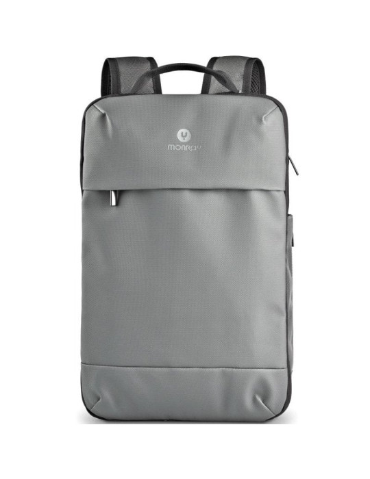 Mochila Expansible NGS Monray Sacks Horizon para Portátiles hasta 14"/ Impermeable/ Gris