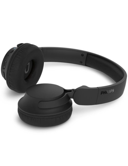 Auriculares Inalámbricos Philips TAH4000BK/ con Micrófono/ Bluetooth/ Negros