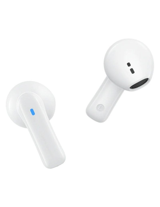 Auriculares Bluetooth SPC Zion 2 Play con estuche de carga/ Autonomía 7h/ Blancos