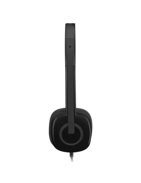 Auriculares Logitech H151/ con Micrófono/ Jack 3.5/ Negros