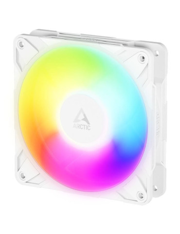Ventilador Arctic P12 Pro Reverse A-RGB/ 12cm/ Blanco