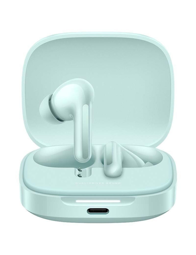 Auriculares Bluetooth Xiaomi Redmi Buds 6 con estuche de carga/ Autonomía 10h/ Verdes