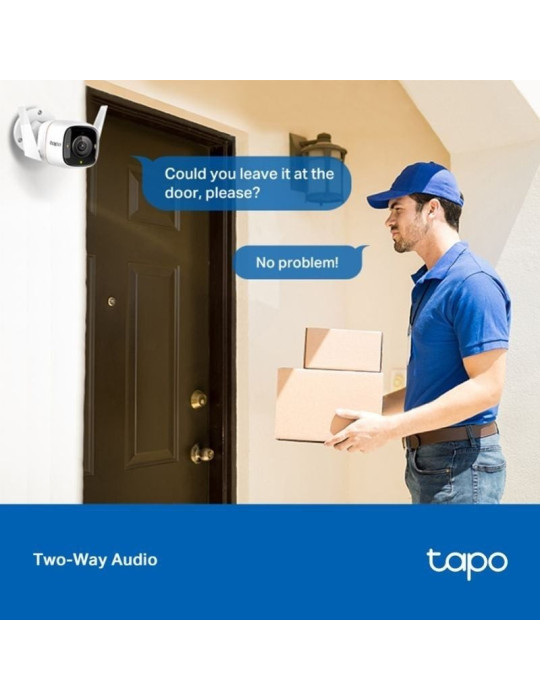 Cámara de Videovigilancia TP-Link Tapo C320WS/ Visión Nocturna/ Control desde APP