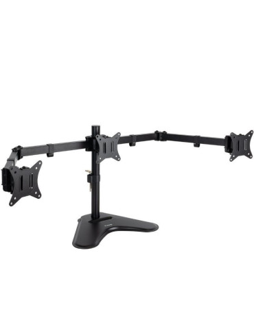 Soporte de Sobremesa para 3 Monitores TooQ DB1704TN-B/ Giratorio/ Inclinable/ hasta 7kg