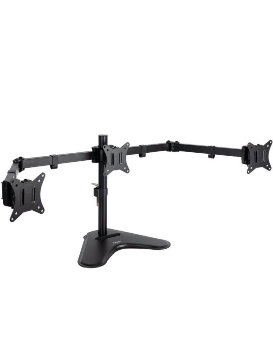 Soporte de Sobremesa para 3 Monitores TooQ DB1704TN-B/ Giratorio/ Inclinable/ hasta 7kg