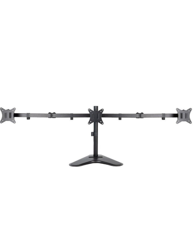Soporte de Sobremesa para 3 Monitores TooQ DB1704TN-B/ Giratorio/ Inclinable/ hasta 7kg