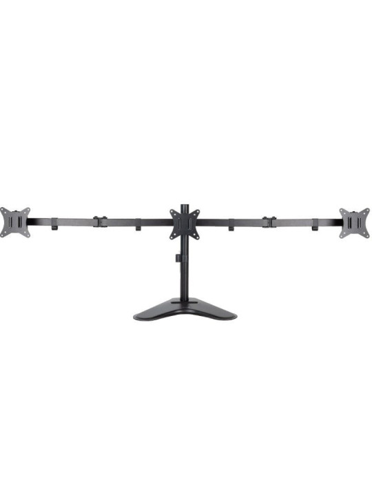 Soporte de Sobremesa para 3 Monitores TooQ DB1704TN-B/ Giratorio/ Inclinable/ hasta 7kg