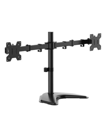 Soporte de Sobremesa para 2 Monitores Aisens DT32TSR-285/ Giratorio/ Inclinable/ hasta 10kg