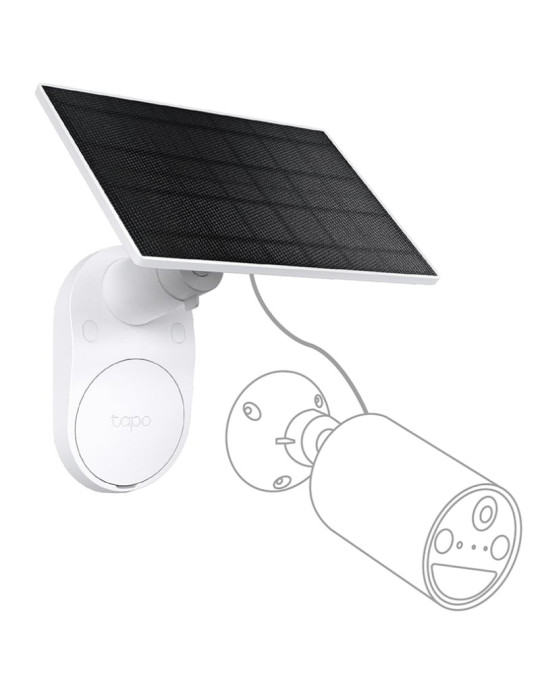 Panel Solar para Cámara de Vigilancia TP-Link TAPO A201/ 2.5W/ Compatible con Baterías Tapo (no incluida)