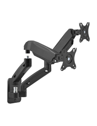Soporte de Pared para 2 Monitores o TV Aisens WT32TSR-225/ Giratorio/ Inclinable/ hasta 9kg 2