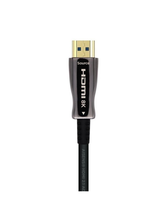 Cable HDMI 2.1 AOC 8K Aisens A153-0522/ HDMI Macho - HDMI Macho/ 60m/ Negro