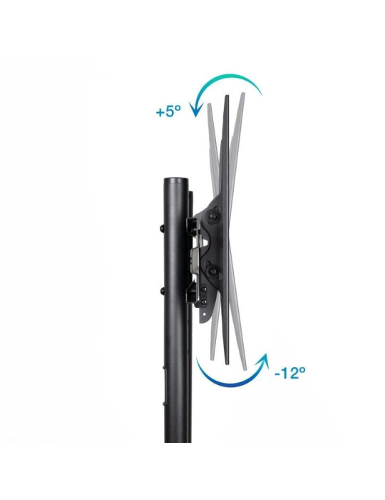 Soporte de Suelo Inclinable con Ruedas TooQ FS1170M-B para TV de 37-70"/ hasta 50kg